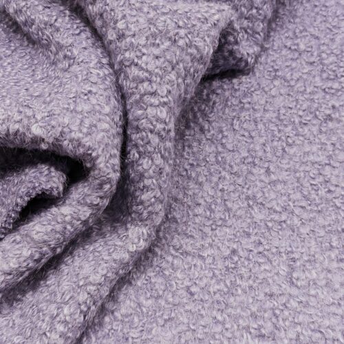 Alpaca Boucle Coat Lilac