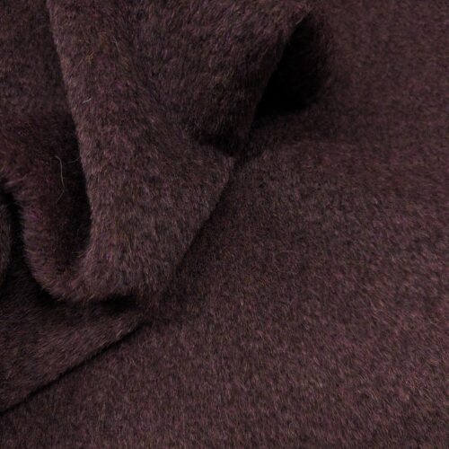 Alpaca Wool Coat Dark Oxblood