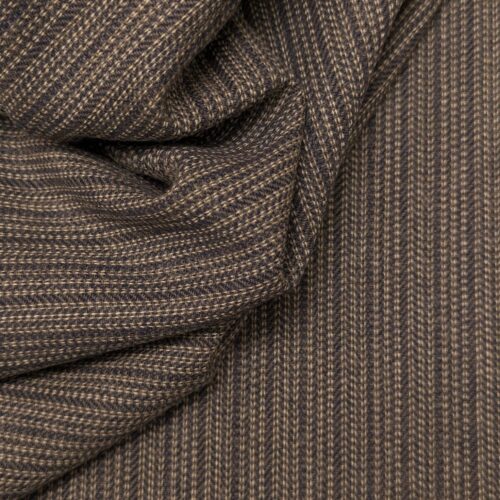 Vintage Solbiati Wool Stripes Mid Brown