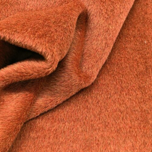 Baby Suri Alpaca Coat Pumpkin Melange