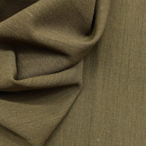 Vintage Solbiati Wool Suiting Melange Green Mustard