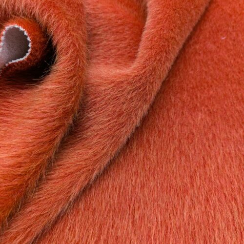 Alpaca Coat Bright Orange