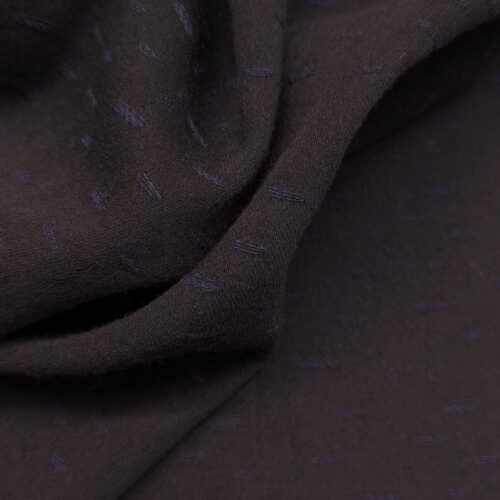 Vintage Solbiati Wool Suit Jacquard Bluberry Night