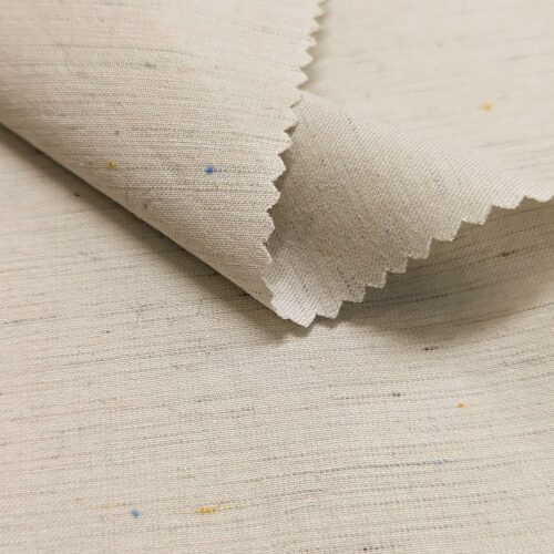 Cotton Suiting Speckles Off White