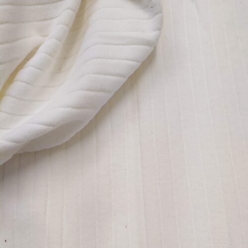 Cotton Corduroy Knitted Off-White