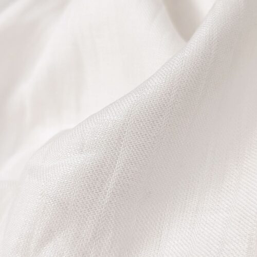 Basket Weave Linen White