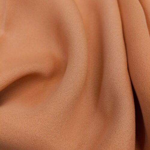 Double Crepe Satin Viscose Peach