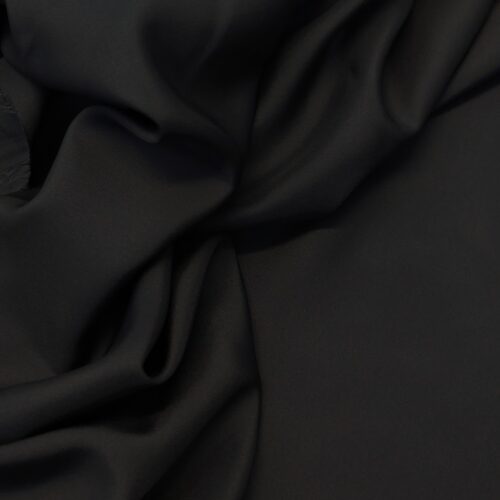 Silk Habutai Dress Black