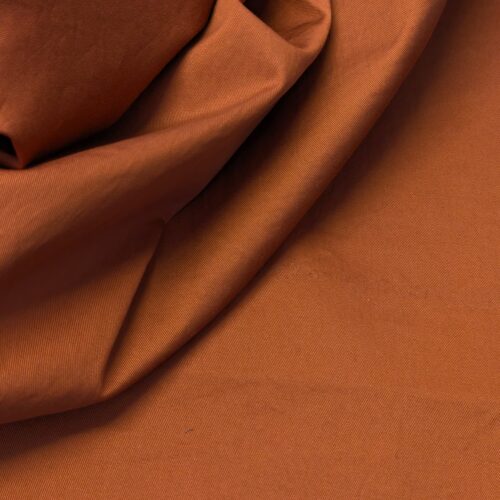 Cotton Elastane Twill Burnt Orange