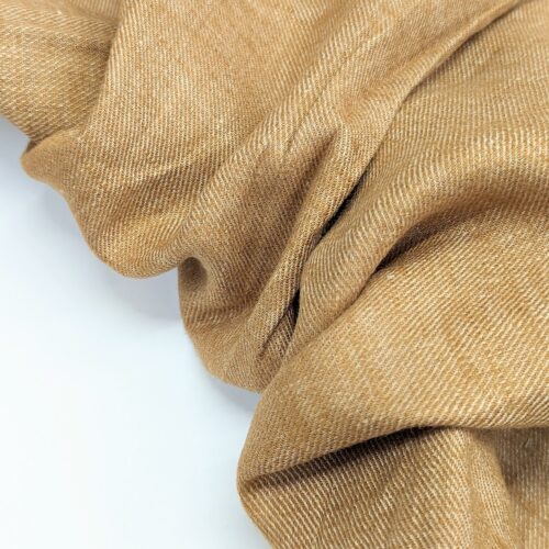 Brushed Twill Linen Cotton Beige
