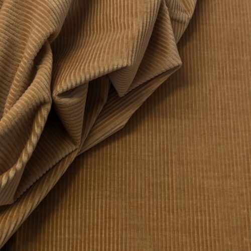 Cotton Elastane Corduroy Suiting Camel