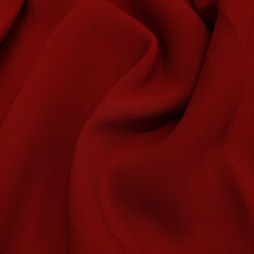 Crepe Viscose Dark Red