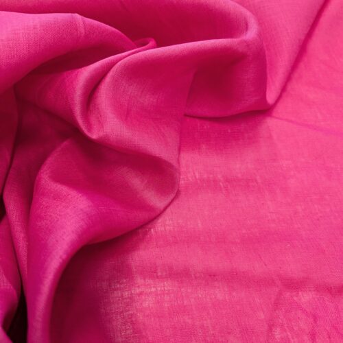 Plain Weave Linen Gauze Fuchsia
