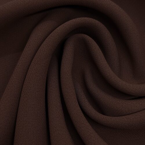 Crepe Viscose Dark Chocolate