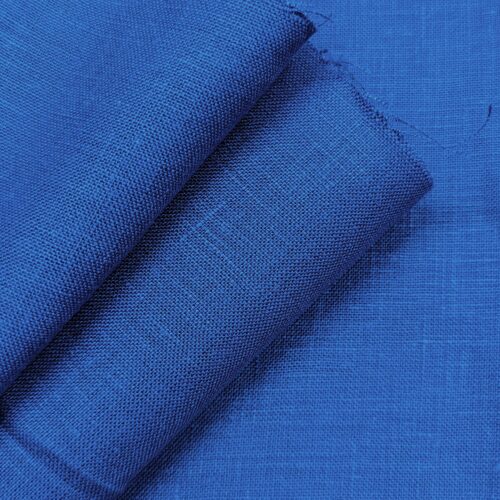 Plain Weave Linen Royal Blue