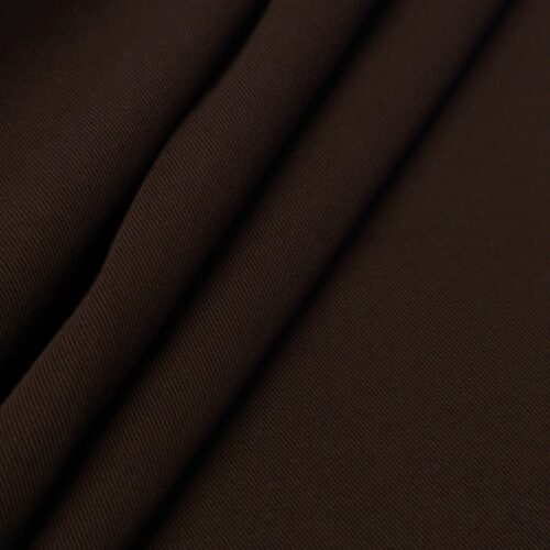 Cotton Twill in Dark Brown
