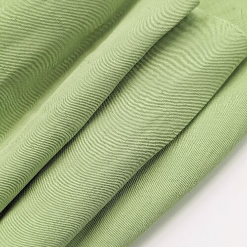 Twill Linen Viscose Tea Green
