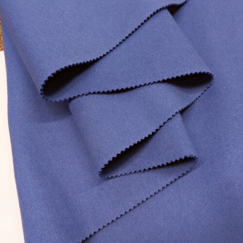 Wool Cashmere Coat Blue