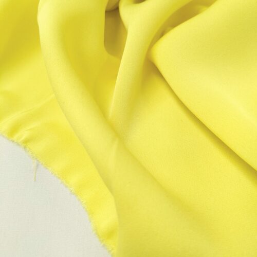 Silk Crepe de Chine Bright Yellow