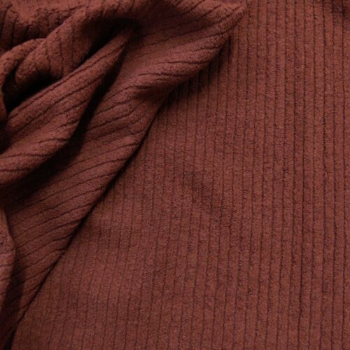 Cotton Corduroy Knitted Rust