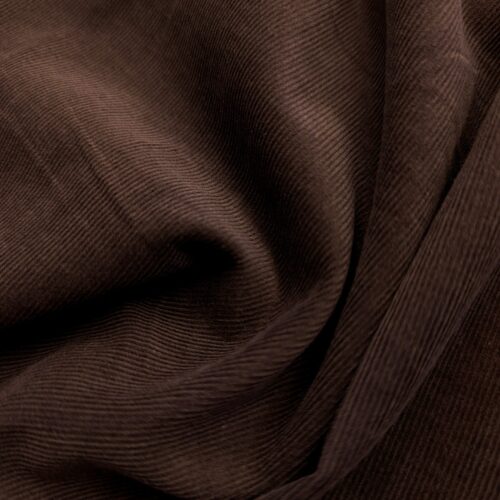 Cotton Micro Corduroy Dark Brown