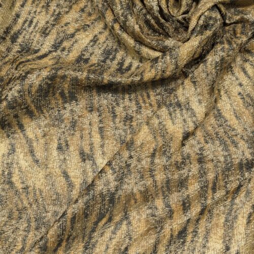 Jacquard Animal Lurex Beige