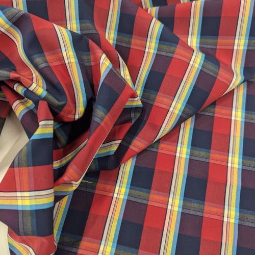 BV Cotton Checks Red Blue