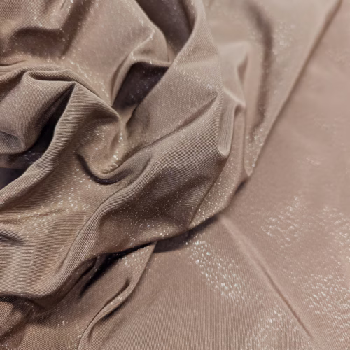 TXT Silk Blend Taffeta Beige Lurex