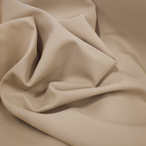 LV Wool Cotton Twill Trench Coat Beige