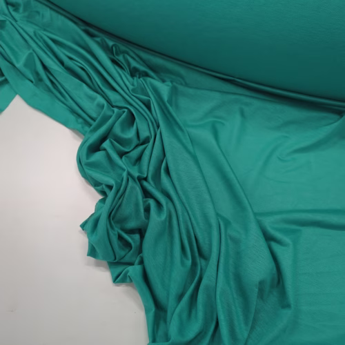 YSL Cotton Silk Jersey Turquoise