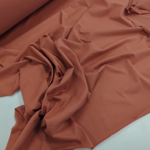 CNL Cotton Silk Jersey Burnt Orange
