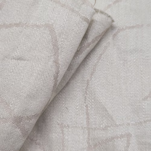 AV Solbiati Vintage Linen Jacquard Geometry Natural