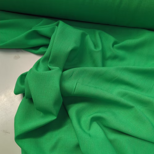 Linen Viscose Bright Green