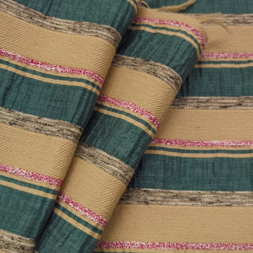 AV Vintage Jacquard Cotton Polyamide Barre Green Beige