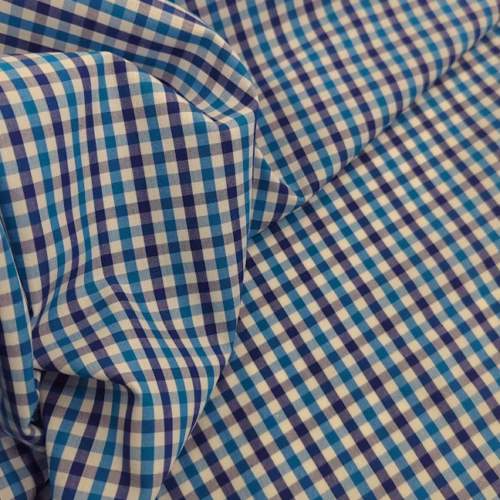 BBR Cotton Checks Blue Navy