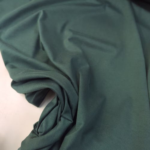 Silk Cotton Jersey Bottle Green