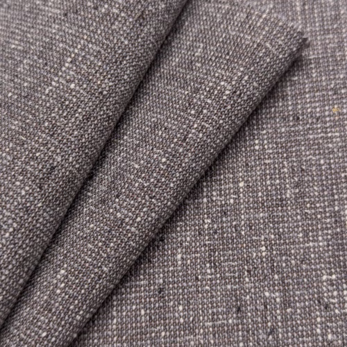 Wool Cotton Silk Brown Off-White Black