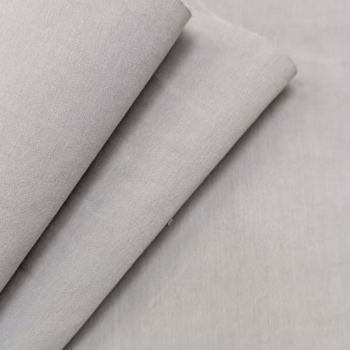 AV Crunchy Cotton Silk Crepe Ash Grey