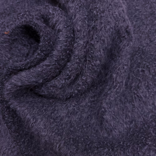 AV Suri Alpaca Wool Coat Washed Purple