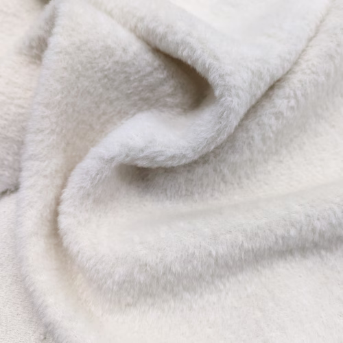 AV Suri Alpaca Wool Coat White