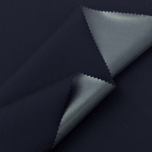 TXT Wool Suiting Storm System Dark Blue