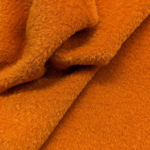 AV Suri Alpaca Wool Coat Orange