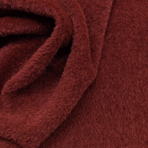AV Suri Alpaca Wool Coat Maroon