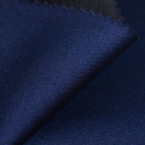 Heavy Duchess Silk Poly Blend Sapphire Blue