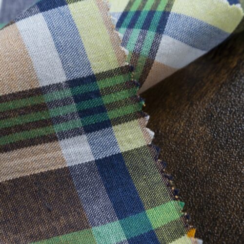 Bold Plaid Shirting Cotton Forest Green