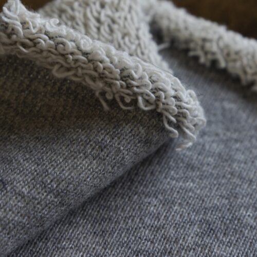French Terry Organic Cotton Grey Melange