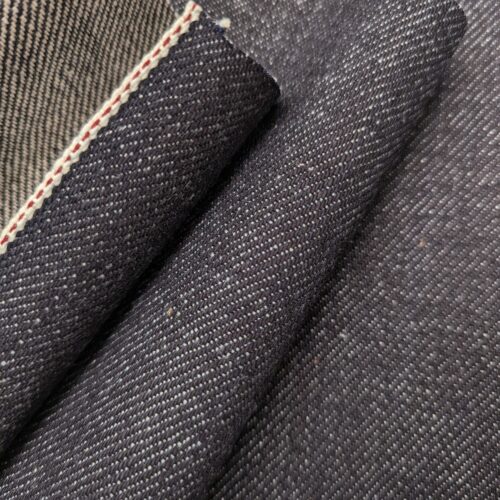 Japan Selvedge Raw Denim 80cm Extra Heavy Washed Blue