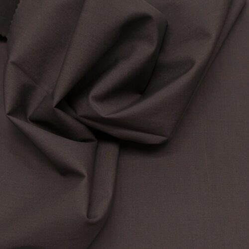 Cotton Poplin Brown Color