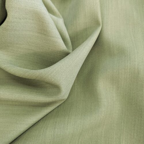 Pure Wool Gabardine Tea Green