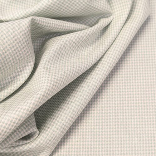 Tiny Houndtooth Cotton Mint